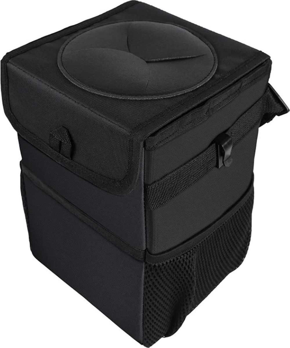 Merkloos Autoprullenbak – Zwart – Draagbaar En Opvouwbaar Afvalbakje 3 Merkloos Autoprullenbak – Zwart – Draagbaar En Opvouwbaar Afvalbakje