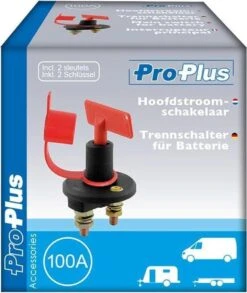 Proplus Hoofdschakelaar 2-polig 6-24 Volt 100 Ampère Zwart/rood -Auto-Onderdelenwinkel 1010x1200 2