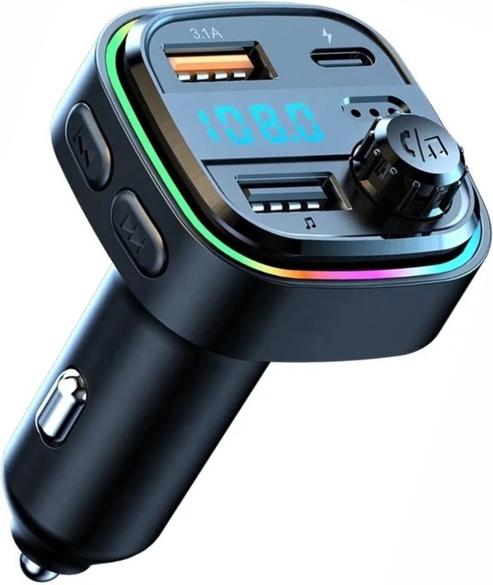 Bluetooth FM Transmitter - Auto Snel Lader - Carkit - Handsfree - Autoradio 3 Bluetooth FM Transmitter - Auto Snel Lader - Carkit - Handsfree - Autoradio