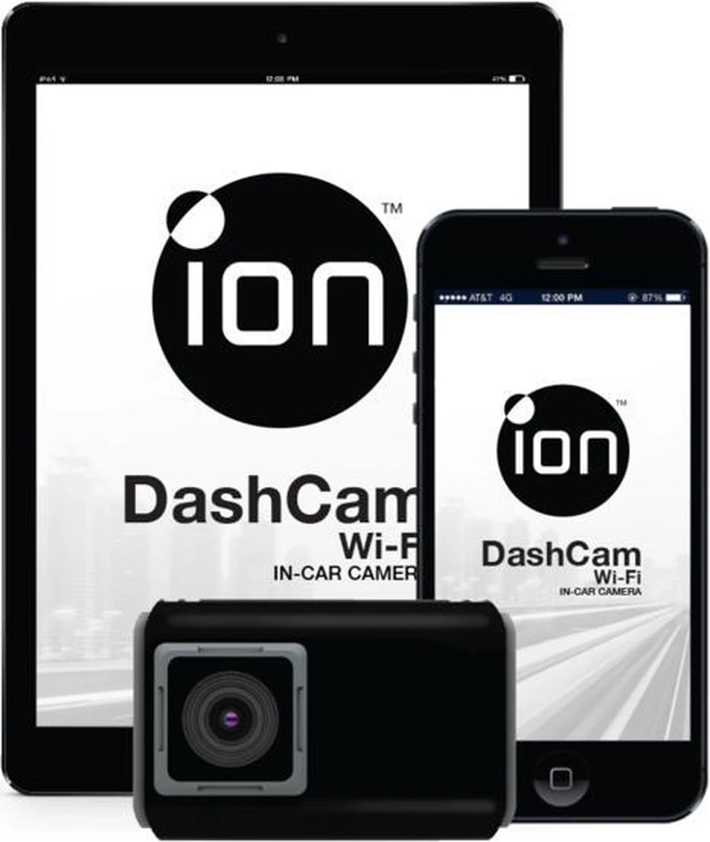 ION DashCam Voor Auto - Dashboard Camera Wi-Fi - Full HD - GPS 7 ION DashCam Voor Auto - Dashboard Camera Wi-Fi - Full HD - GPS - Afbeelding 5