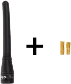 PROPLUS Pro Plus Auto Antenne - 10 Cm - Universeel - Inclusief M5 & M6 Adapters