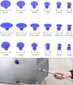 ActiveMechanic® Uitdeukset - Deukentrekker - Zuignap - Slagtrekker - Auto Deuk Remover – Uitdeuken – Auto Reparatieset – Complete Set 28-delig - Eenvoudig In Gebruik -Auto-Onderdelenwinkel 1031x1200 9