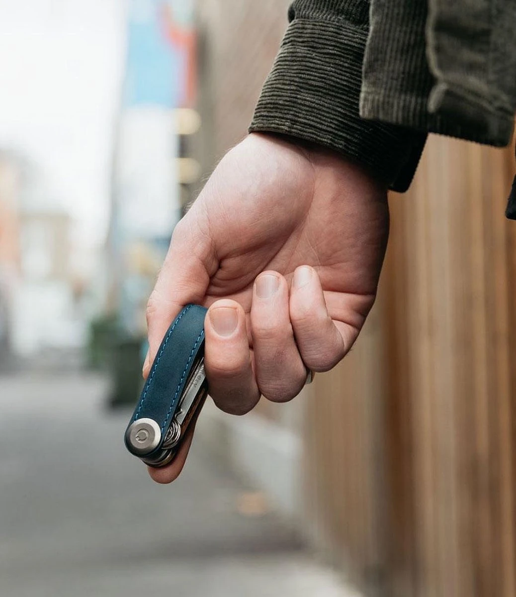 Orbitkey Sleutelhanger / Sleuteletui / Sleutel Organiser - Leer - Crazy Horse Key Organiser 2.0 - Blauw 13 Orbitkey Sleutelhanger / Sleuteletui / Sleutel Organiser - Leer - Crazy Horse Key Organiser 2.0 - Blauw - Afbeelding 11