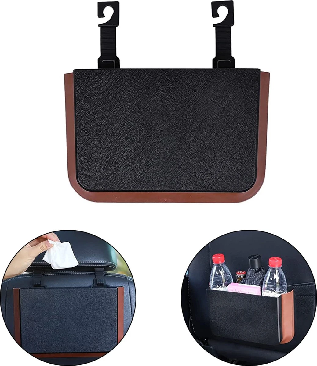 Merkloos Auto Vuilnisbak Met Plankje- Auto Vuilbak - Bruin - Auto Prullenbak - Mini Prullenbak - Draagbaar En Opvouwbaar Afvalbakje - Flextrash - Afvalemmertje Voor In De Auto - Autoprullenbak - Auto Asbak - Auto Organizer 3 Merkloos Auto Vuilnisbak Met Plankje- Auto Vuilbak - Bruin - Auto Prullenbak - Mini Prullenbak - Draagbaar En Opvouwbaar Afvalbakje - Flextrash - Afvalemmertje Voor In De Auto - Autoprullenbak - Auto Asbak - Auto Organizer