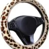Kasey Products - Stuurhoes Auto - Voor 36-39 Cm Stuurwiel - Luipaard Patroon -Auto-Onderdelenwinkel 1049x1200