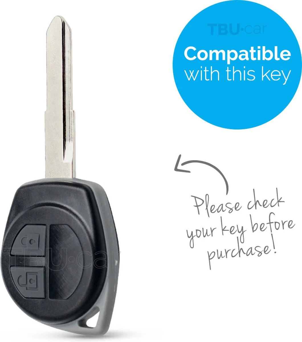 Suzuki SleutelCover - Blauw / Silicone Sleutelhoesje / Beschermhoesje Autosleutel 4 Suzuki SleutelCover - Blauw / Silicone Sleutelhoesje / Beschermhoesje Autosleutel - Afbeelding 2