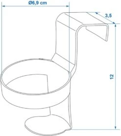PROPLUS Pro Plus Bekerhouders Met Haak - Zwart - 2 Stuks -Auto-Onderdelenwinkel 1065x1200 2