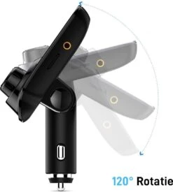 FM Transmitter Bluetooth Draadloze Carkit 2022 / MP3 Speler Mobiel / Handsfree Bellen / 4,5 Cm Beeldscherm / AUX Input / USB Lader / USB Flash Drive / Bluetooth Muziek / Audio / Radio / SD/TF Kaart / Carkit Adapter / T11D -Auto-Onderdelenwinkel 1077x1200 2