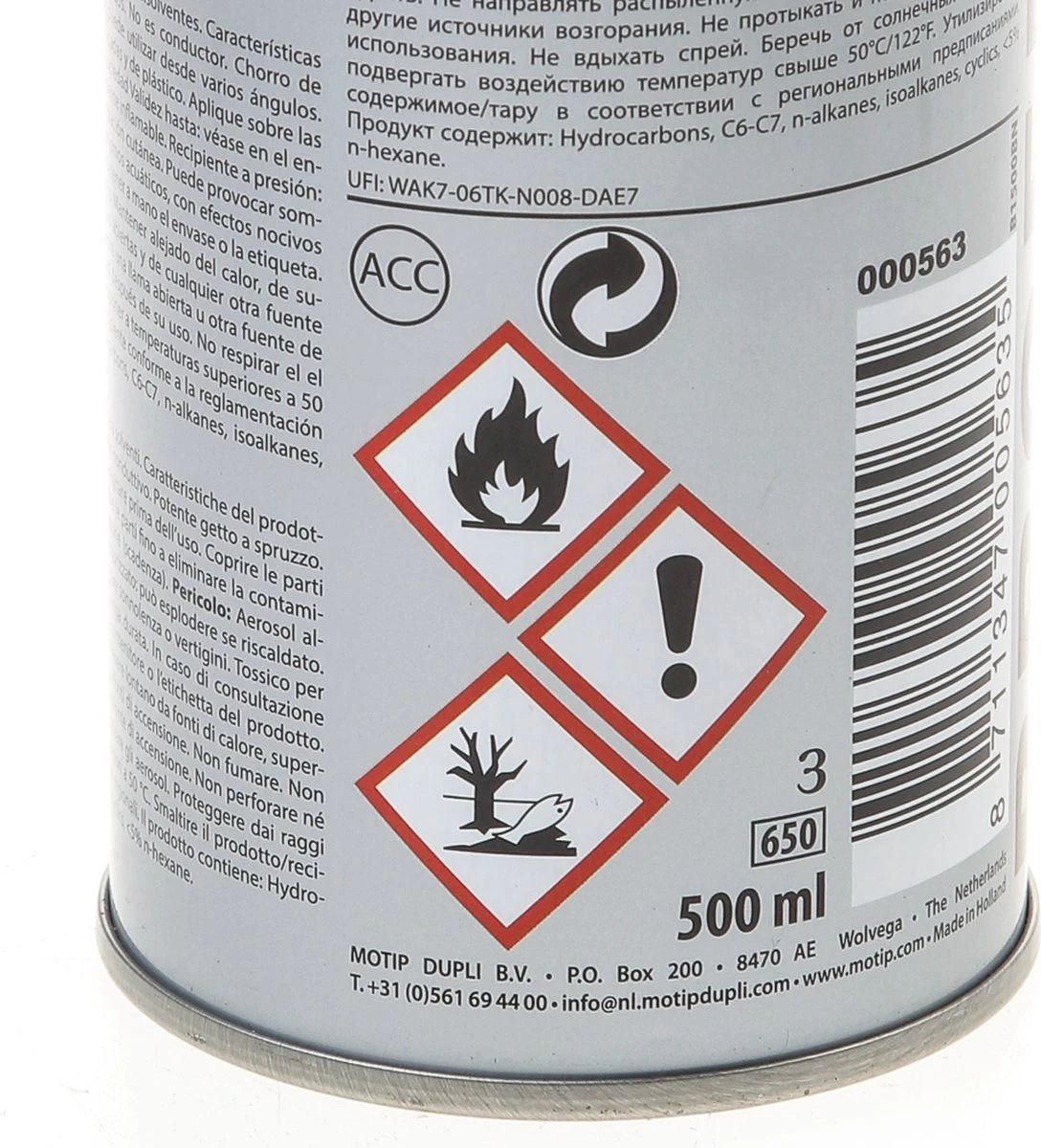 Remmenreiniger Brake-cleaner Motip 5 Remmenreiniger Brake-cleaner Motip - Afbeelding 3