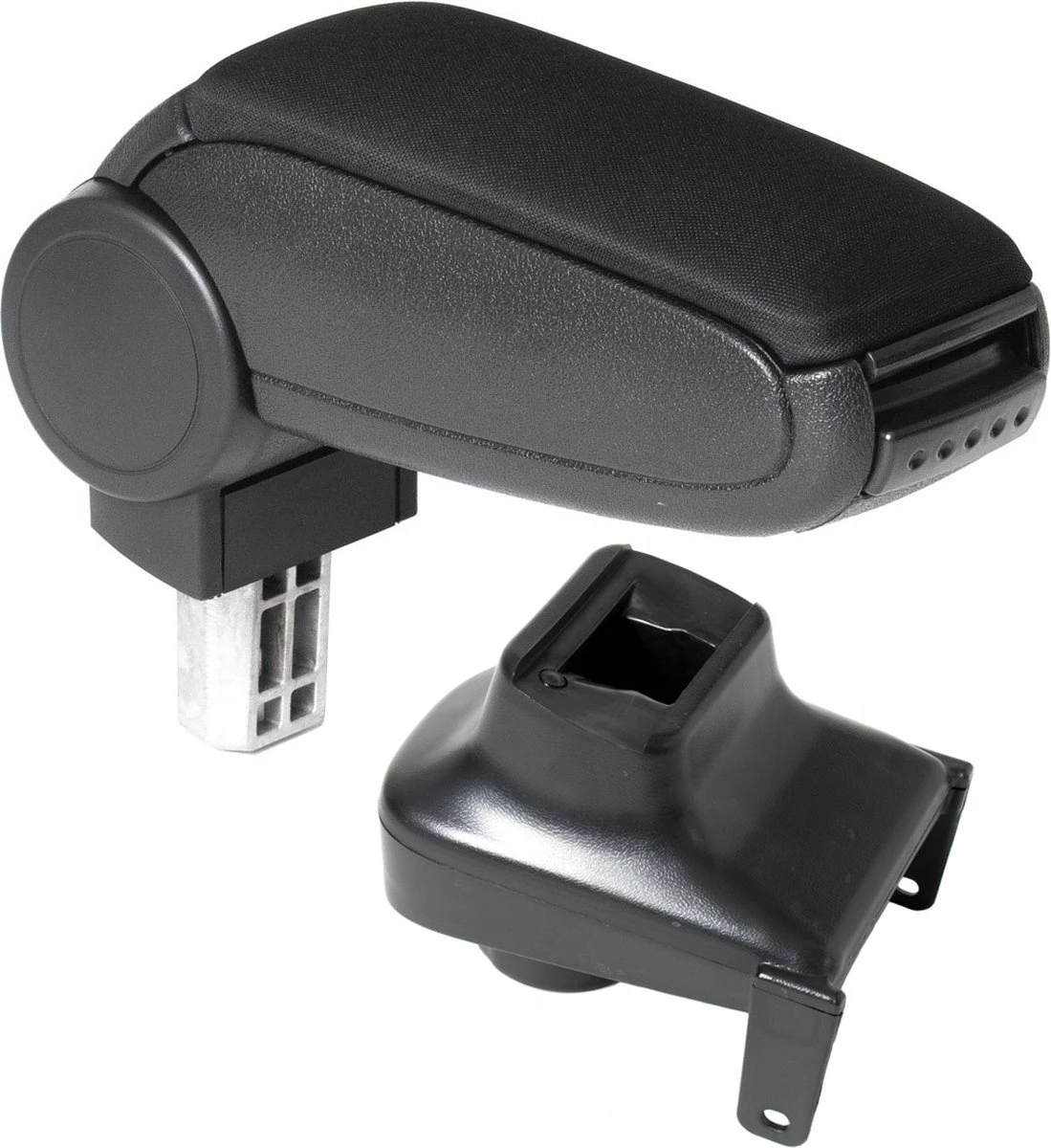 Cargoods Armsteun Geschikt Voor Renault Clio MK4 2012-2019 - Zwart Stof - Op Maat 3 Cargoods Armsteun Geschikt Voor Renault Clio MK4 2012-2019 - Zwart Stof - Op Maat