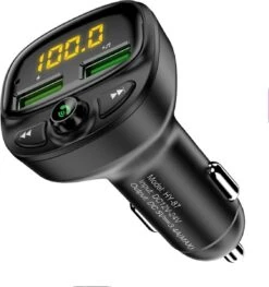 ISHIVA Premium Bluetooth FM Transmitter - 2x Fast Charger 3.4A USB Poort - Capaciteit Tot 64GB SD Kaart Of USB - Aluminiumlegering - Autolader - Carkit - Autoradio - Fm Transmitter Bluetooth Auto - Fm Transmitter Iphone - Fm Transmitter Auto -Auto-Onderdelenwinkel 1128x1200 2