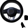 Kasey - Zachte Pluche Stuurhoes - Stuurhoes Auto - Stuurhoes Set - Zwart 2 Kasey - Zachte Pluche Stuurhoes - Stuurhoes Auto - Stuurhoes Set - Zwart -Auto-Onderdelenwinkel 1137x1200