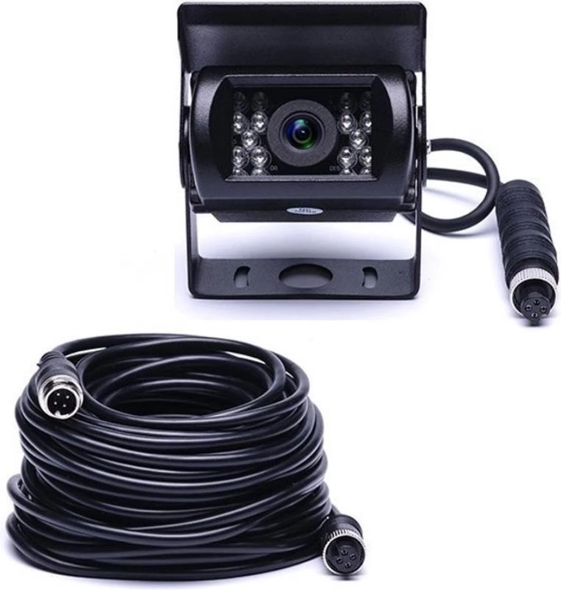 BrandWay Losse Bedrade Achteruitrijcamera Met 4-pins Aansluiting En 10 Meter Kabel 3 BrandWay Losse Bedrade Achteruitrijcamera Met 4-pins Aansluiting En 10 Meter Kabel