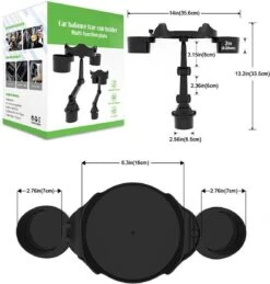 2 In 1 Auto Mobiele Telefoon Bekerhouder Lade Auto Voertuig Voedsel Tafel Auto Lade Tafel Voor Eten -Auto-Onderdelenwinkel 1144x1200