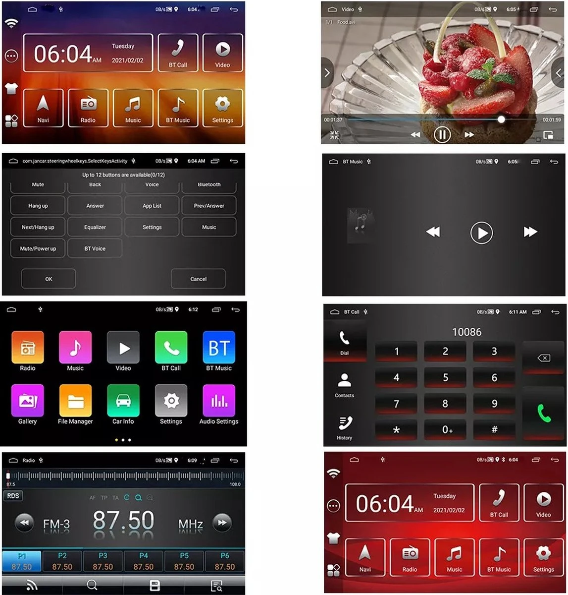 TechU™ Autoradio AT25 – 2 Din 7” Touchscreen Monitor – Voor Toyota Universeel – Bluetooth & Wifi – Android 11 – Handsfree Bellen – FM Radio – USB – GPS Navigatie 5 TechU™ Autoradio AT25 – 2 Din 7” Touchscreen Monitor – Voor Toyota Universeel – Bluetooth & Wifi – Android 11 – Handsfree Bellen – FM Radio – USB – GPS Navigatie - Afbeelding 3