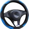 Kasey Products - Stuurhoes Auto - Voor 37-38 Cm Stuurwiel - Zwart Met Blauw - Carbon Look -Auto-Onderdelenwinkel 1152x1200 1