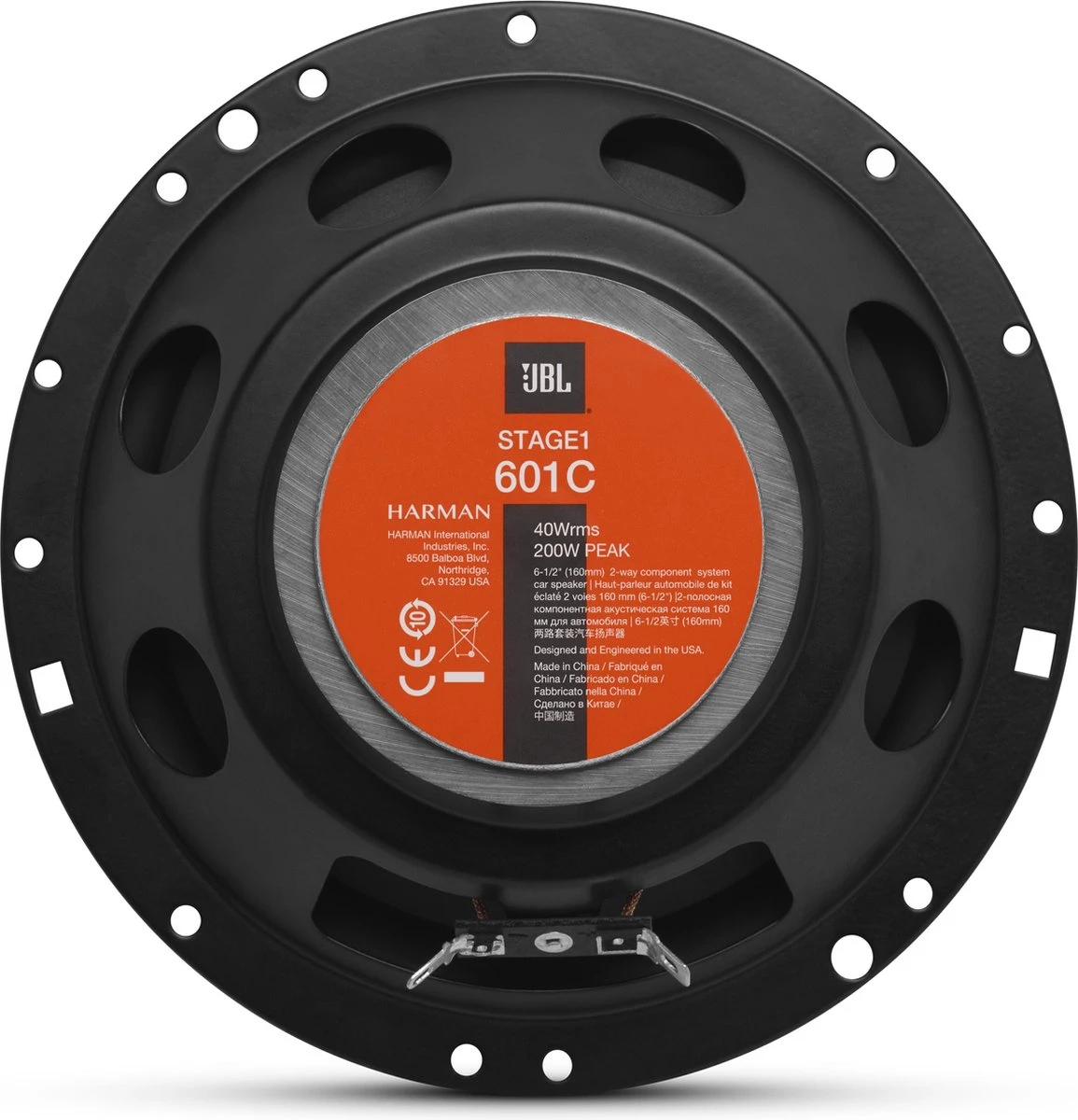 JBL Stage1 601C - Autospeakers - Ø 16 Cm - 2-weg Composet - 170 Watt - Zwart 9 JBL Stage1 601C - Autospeakers - Ø 16 Cm - 2-weg Composet - 170 Watt - Zwart - Afbeelding 7
