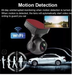 Mini Dashcam A720 WiFi/WDR/G-Sensor/White Angle/Doorloop Recording/Night Vision/Motion Detection/Park Modus + 32GB Micro SD Kaart -Auto-Onderdelenwinkel 1159x1200 2