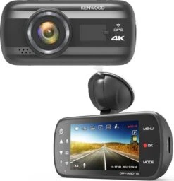 Kenwood DRV-A601W - 16GB 4K DashCam Met Geïntegreerde 3.0" LCD, Wireless Link, GPS & G-sensor - RearCam-input -Auto-Onderdelenwinkel 1160x1200 1