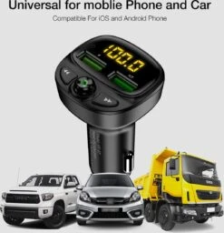 ISHIVA Premium Bluetooth FM Transmitter - 2x Fast Charger 3.4A USB Poort - Capaciteit Tot 64GB SD Kaart Of USB - Aluminiumlegering - Autolader - Carkit - Autoradio - Fm Transmitter Bluetooth Auto - Fm Transmitter Iphone - Fm Transmitter Auto -Auto-Onderdelenwinkel 1160x1200 7