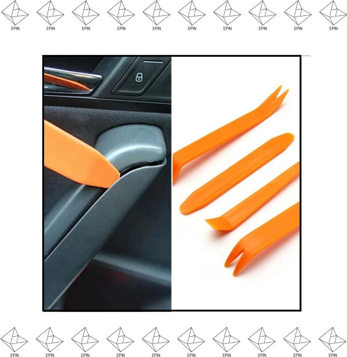 Merkloos EPIN | Auto Demontage Set | Interieur | Dashboord | Verwijderen Van Onderdelen In Het Interieur | Set Van 4 4 Merkloos EPIN | Auto Demontage Set | Interieur | Dashboord | Verwijderen Van Onderdelen In Het Interieur | Set Van 4 - Afbeelding 2