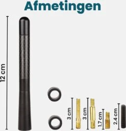 Auto Antenne - Auto Antenne Universeel - Auto Accessories - Auto Antenne Haaienvin - Antenne - Korte Antenne - Carbon -Auto-Onderdelenwinkel 1164x1200 10