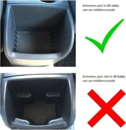 Cargoods Armsteun Geschikt Voor Seat Leon 1P Met Bouwjaar 2005-2012 - Zwart Stof - Op Maat -Auto-Onderdelenwinkel 1164x1200 4