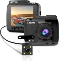 AZDome Dashcam Voor Auto GS63H 4K 2CH Wifi - GPS