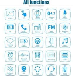 TechU™ Autoradio T139 – 1 Din Met Afstandsbediening & Stuurwielbediening – 4.0 Inch Touchscreen Monitor – FM Radio – Bluetooth – USB – AUX – SD – Handsfree Bellen -Auto-Onderdelenwinkel 1169x1200 5