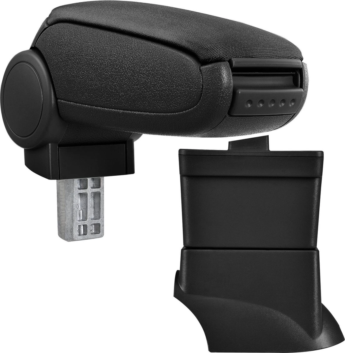 Pro-Tec Autoarmsteun Voor Fiat 500 2007-2017 Stof Zwart 3 Pro-Tec Autoarmsteun Voor Fiat 500 2007-2017 Stof Zwart