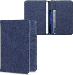 Kwmobile Hoesje Voor Kentekenbewijs En Rijbewijs - Map Autopapieren Voor In Het Dashboardkastje - Denim