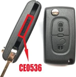 Merkloos Peugeot Sleutel 2 Knop Autosleutel Behuizingen Peugeot 107 207 307 307S 308 407 607, Citroen C2 C3 C4 C5 C6 C8 Xsara : CE0536-VA2 -Auto-Onderdelenwinkel 1175x1200 3