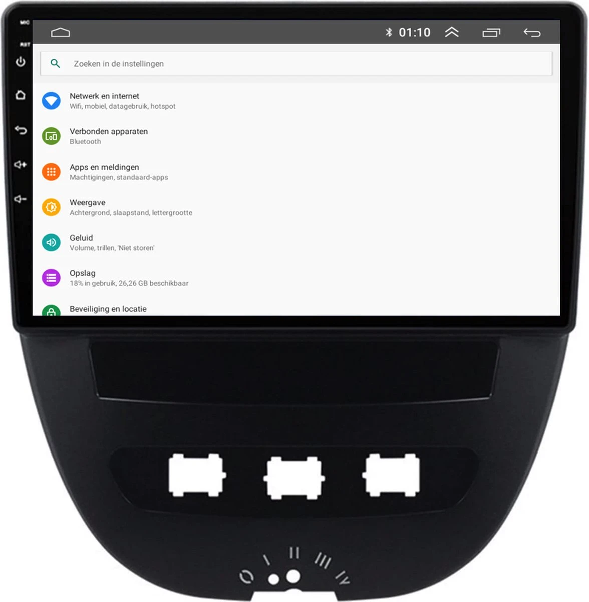 Toyota Aygo 1GB CarPlay | 2005 T/m 2013 | Android Auto 5 Toyota Aygo 1GB CarPlay | 2005 T/m 2013 | Android Auto - Afbeelding 3