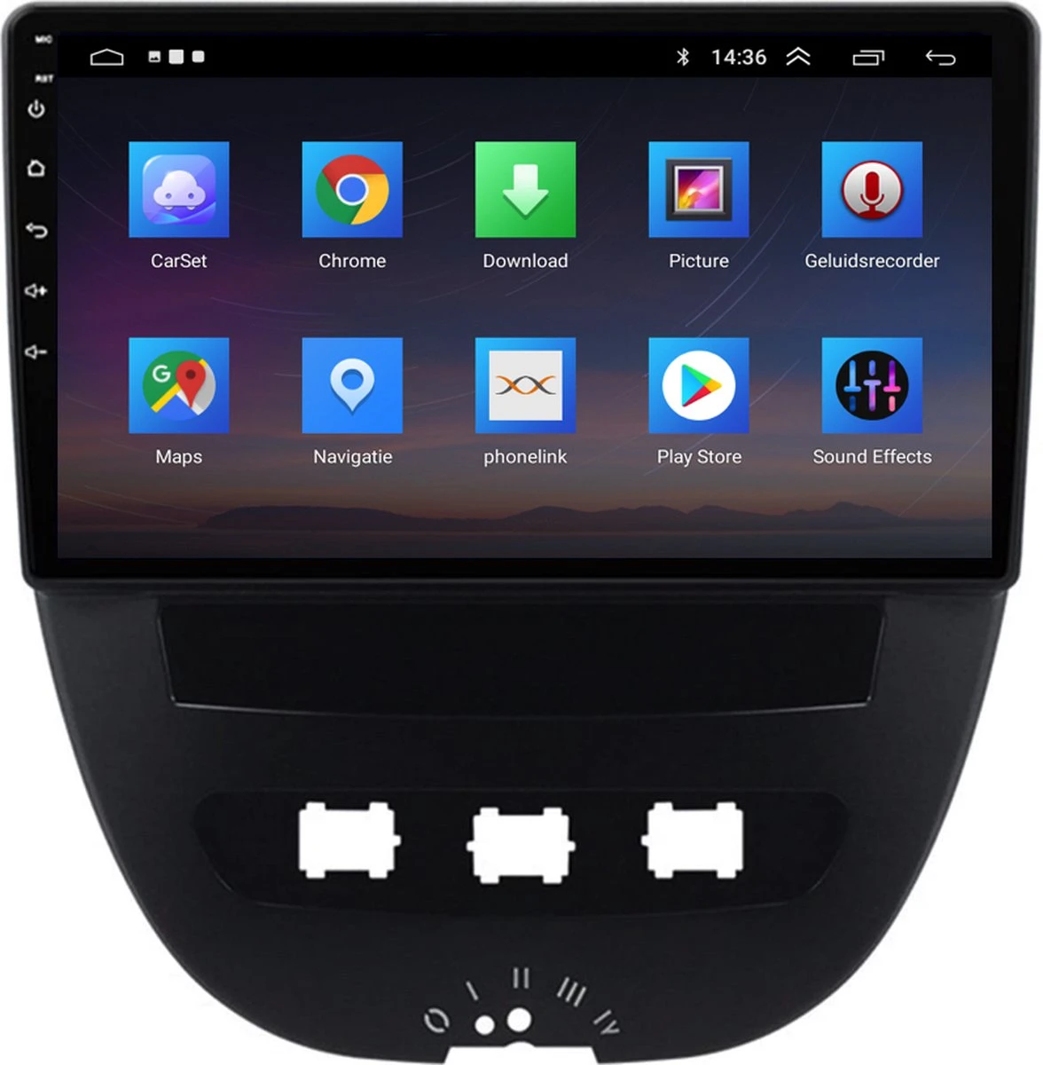 Toyota Aygo 1GB CarPlay | 2005 T/m 2013 | Android Auto 6 Toyota Aygo 1GB CarPlay | 2005 T/m 2013 | Android Auto - Afbeelding 4