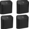 Auto Prullenbak 4 Stuks- Melili Auto-opslag- Vuilnisbak -Vuilnisbak Organizer - Mini Prullenbak 1L - Auto Deur Prullenbak - Handig Prullenbak- Plastic Opbergdoos Auto - Mini Auto Prullenbak-Reisgoederen - Auto Accessoires - Zwart -Auto-Onderdelenwinkel 1177x1200