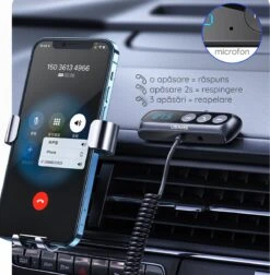 USAMS - FM-transmitter USB Bluetooth-ontvanger (US-SJ503) - Met Digitaal Display, BT 5.0 - Zwart AUX SD Kaart Draadloos Bellen , Muziek Media -Auto-Onderdelenwinkel 1177x1200 5