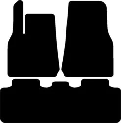 DuoGrip Rubber Automatten Tesla Model Y - Bouwjaar: 2021 - 2023 - 3-delig - Past In Alle Uitvoeringen -Auto-Onderdelenwinkel 1178x1200 4