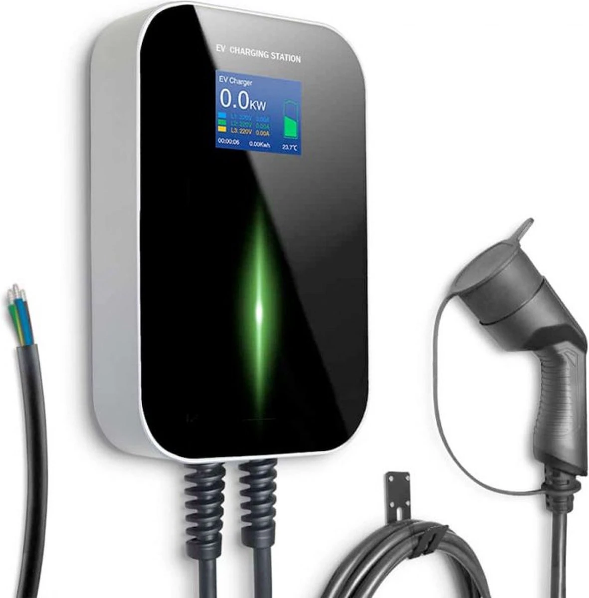 Laadpaal Wallbox Laadstation EV Charger 3.7kw 16A 1-Fase Type 2 Stekker 5 Laadpaal Wallbox Laadstation EV Charger 3.7kw 16A 1-Fase Type 2 Stekker - Afbeelding 3