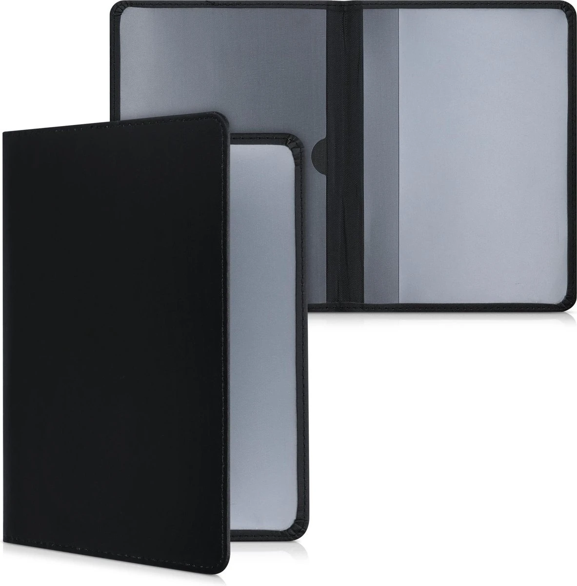 Kwmobile Hoes Voor Autopapieren & Kentekenbewijs - Beschermhoes Van Imitatieleer In Zwart - Geschikt Voor Italiaanse Autopapieren 4 Kwmobile Hoes Voor Autopapieren & Kentekenbewijs - Beschermhoes Van Imitatieleer In Zwart - Geschikt Voor Italiaanse Autopapieren - Afbeelding 2