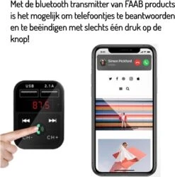 Bluetooth FM Transmitter - Carkit - Autolader - Snellader - Handsfree Bellen - Autoradio - Auto Accessoires -Auto-Onderdelenwinkel 1189x1200 10