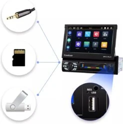 Denago - 1Din Autoradio | Carplay & Android Auto | Klapscherm -Auto-Onderdelenwinkel 1190x1200 6