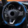 Auto Stuurhoes - Steering Covers Geschikt 37-38Cm Auto Decoratie Koolstofvezel - Auto Accessories