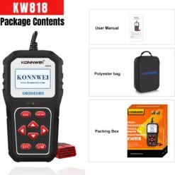 Konnwei KW818 - OBD2 Scanner - Auto Uitleesapparatuur - Storing Verwijderen - IOS/ANDROID - Nederlands -Auto-Onderdelenwinkel 1193x1200 7