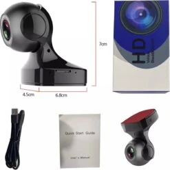 Mini Dashcam A720 WiFi/WDR/G-Sensor/White Angle/Doorloop Recording/Night Vision/Motion Detection/Park Modus + 32GB Micro SD Kaart -Auto-Onderdelenwinkel 1194x1200 10