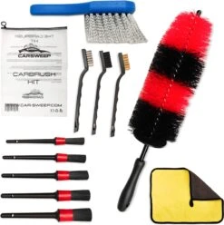 CarBrush Kit - Velgenborstel- Auto Borstelpakket - Velgenreiniger- Auto Poetsproducten- Auto Poetspakket- Auto Wax- Wheel Brush- Velgenborstel Microvezel