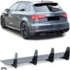 No Name Audi A3 S3 8V Sportback 2016 T/m 2021 Diffuser Splitter Achterbumper Valance Spoiler Styling Tuning -Auto-Onderdelenwinkel 1196x1200 25