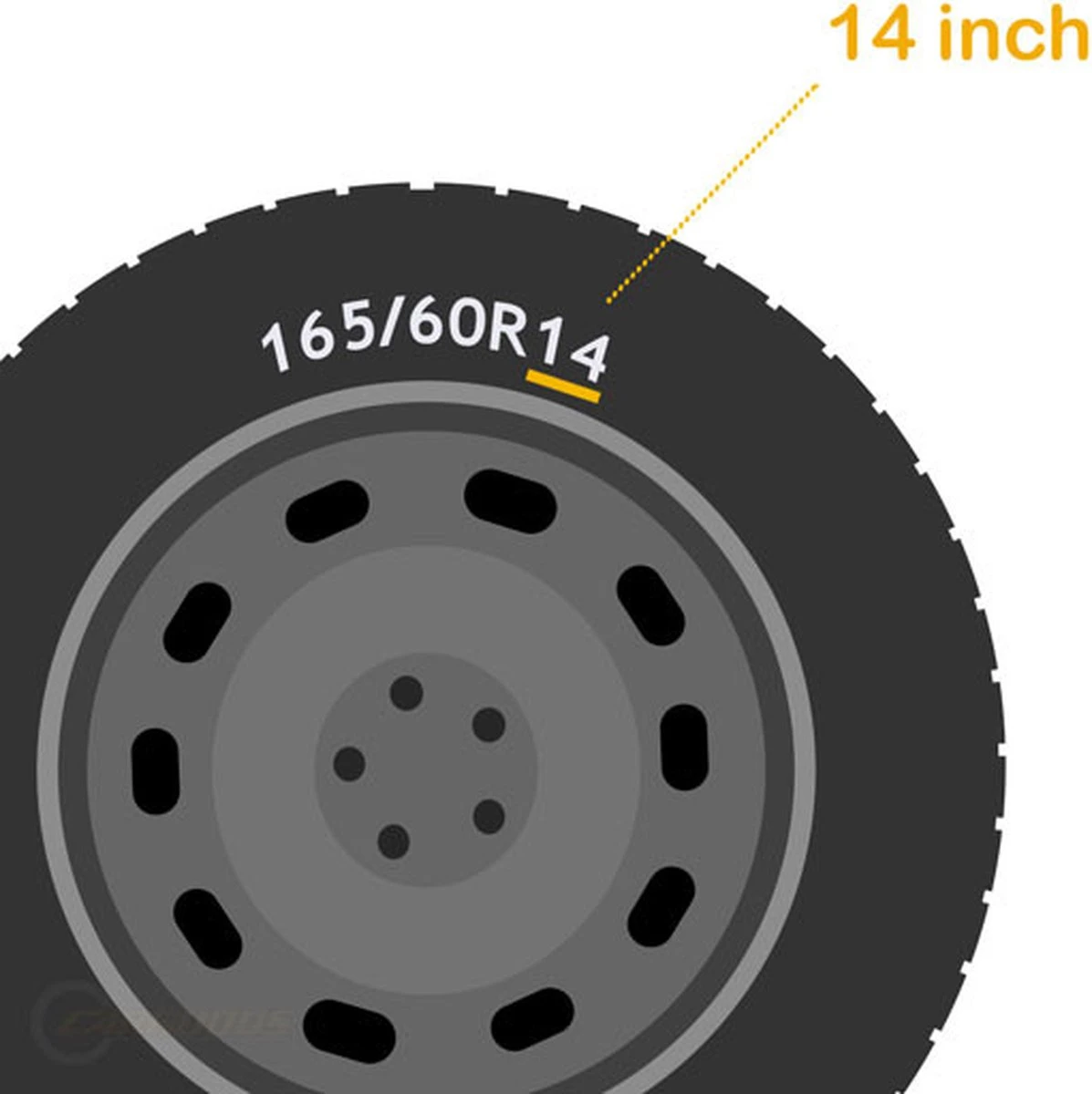 Versaco Spark - Wieldoppen - Zilver - 14 Inch - 4 Stuks 4 Versaco Spark - Wieldoppen - Zilver - 14 Inch - 4 Stuks - Afbeelding 2