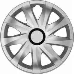 NRM - Wieldoppen 14" - Zilver - Set Van 4 Stuks - ABS / Duurzaam / Resistant