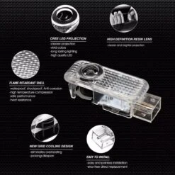 Audi Deur Logo Projector - Portier Voertuigverlichting - Auto LED Binnenverlichting - 2 Stuks -Auto-Onderdelenwinkel 1198x1200 24