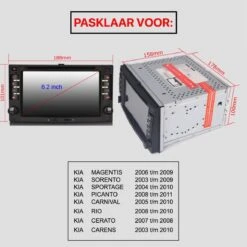 Kia Autoradio Met Navigatie | Android 10 | Rio | Sportage | Picanto 12 Kia Autoradio Met Navigatie | Android 10 | Rio | Sportage | Picanto -Auto-Onderdelenwinkel 1198x1200 31
